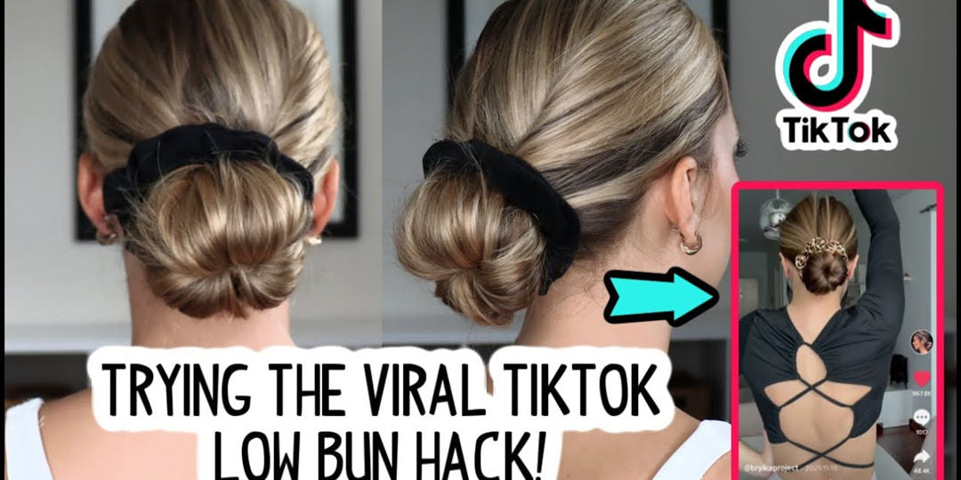 TikTok Low Bun Updo Hacks!