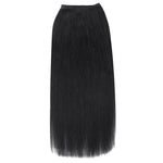 Jet Black (1) Sew-In Weft Hair Extensions (80g-110g) – 100% Remy Human Hair by GOO GOO Hair.