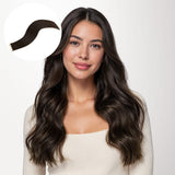 Dark Brown (2) Mini Tape-Ins 40g_100% Remy Human Hair.