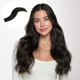 Natural Black (1B) Mini Tape-Ins 40g_100% Remy Human Hair.