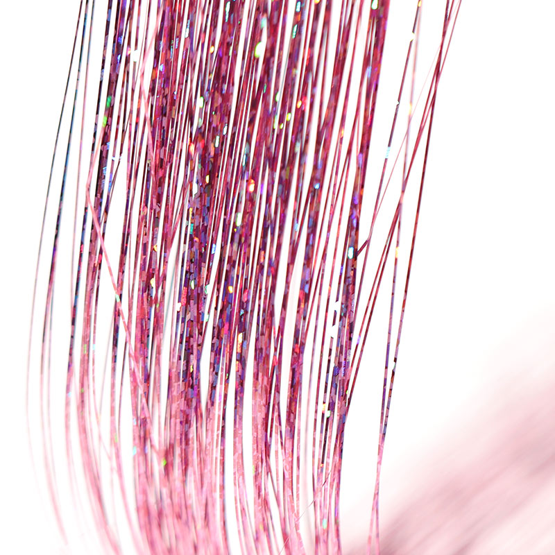 Hair Tinsel Clip In_100% Remy Human Hair.