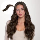 Light Brown (2A) Tape-Ins 50g_100% Remy Human Hair.