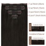 Seamless Clip-Ins_100% Remy Human Hair.