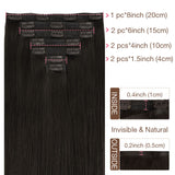 Seamless Clip-Ins_100% Remy Human Hair.