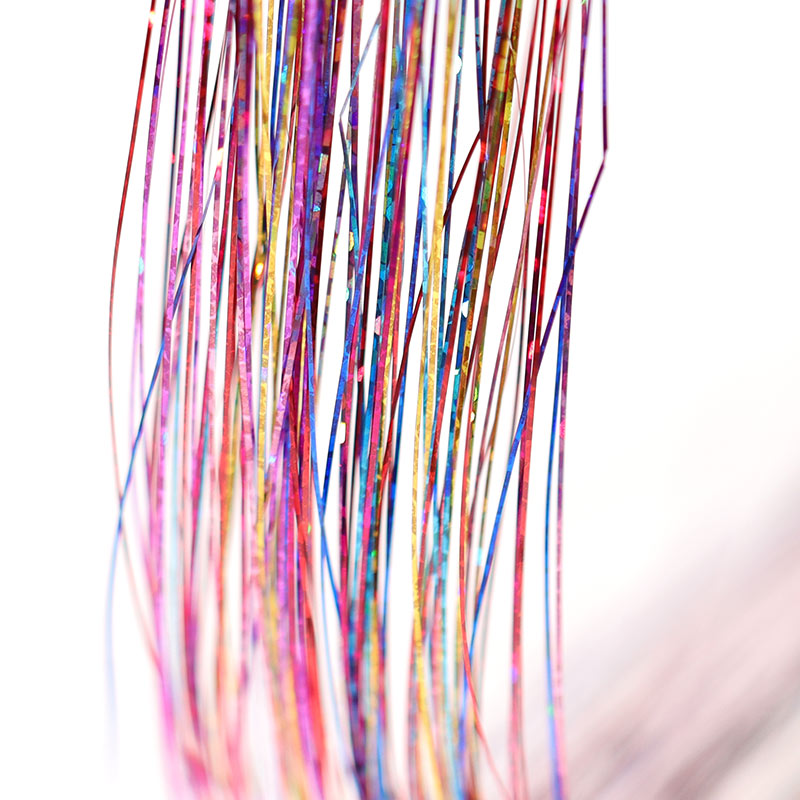 Hair Tinsel Clip In_100% Remy Human Hair.