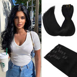 Clip in Hair Extensions 150g-sale_100% Remy Human Hair.