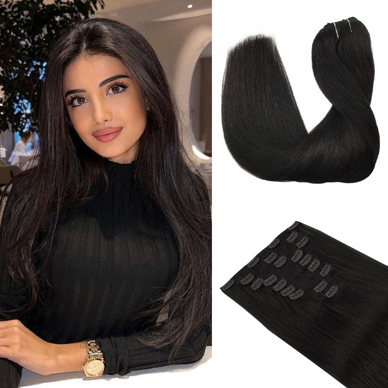 Clip in Hair Extensions 150g-sale_100% Remy Human Hair.