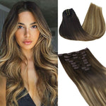 Clip in Hair Extensions 150g-sale_100% Remy Human Hair.