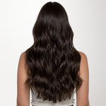 Dark Brown (2) Flat Tip Hair Extensions 60g_100% Remy Human Hair.
