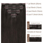 Seamless Clip-Ins_100% Remy Human Hair.