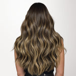 Caramel Blonde Balayage (4/27/4) Flat Tip Hair Extensions 60g_100% Remy Human Hair.