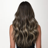 Honey Blonde Balayage (4/26/4) Flat Tip Hair Extensions 60g_100% Remy Human Hair.