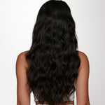 Natural Black (1B) Flat Tip Hair Extensions 60g_100% Remy Human Hair.