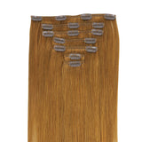 Classic Clip in Hair Extensions 120G_100% Remy Human Hair.