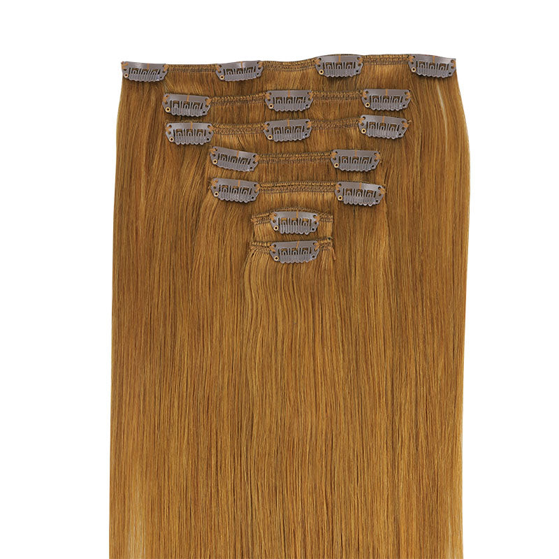 Classic Clip in Hair Extensions 120G_100% Remy Human Hair.