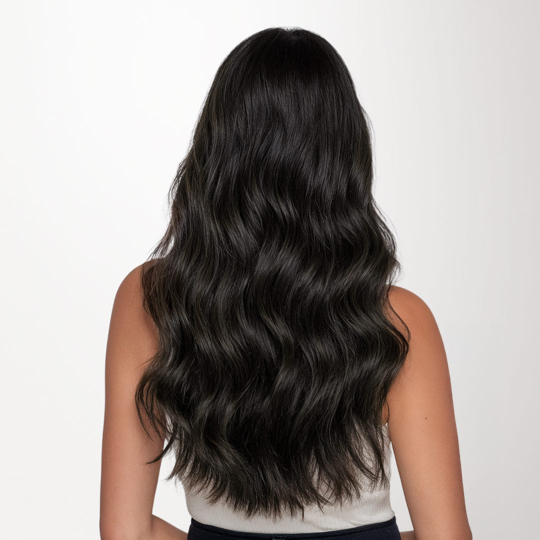 Natural Black (1B) Mini Tape-Ins 40g_100% Remy Human Hair.