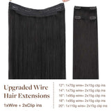 GOO GOO Pro Wire Hair Extension-sale_100% Remy Human Hair.