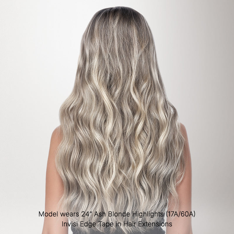 Ash Blonde Highlights (17A/60A) Invisi Edge Tape-Ins 50g_100% Remy Human Hair.