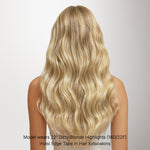 Dirty Blonde Highlights (18D/22F) Invisi Edge Tape-Ins 50g_100% Remy Human Hair.