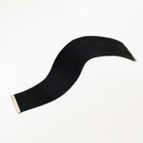 Jet Black (1) Tape-Ins 50g_100% Remy Human Hair.