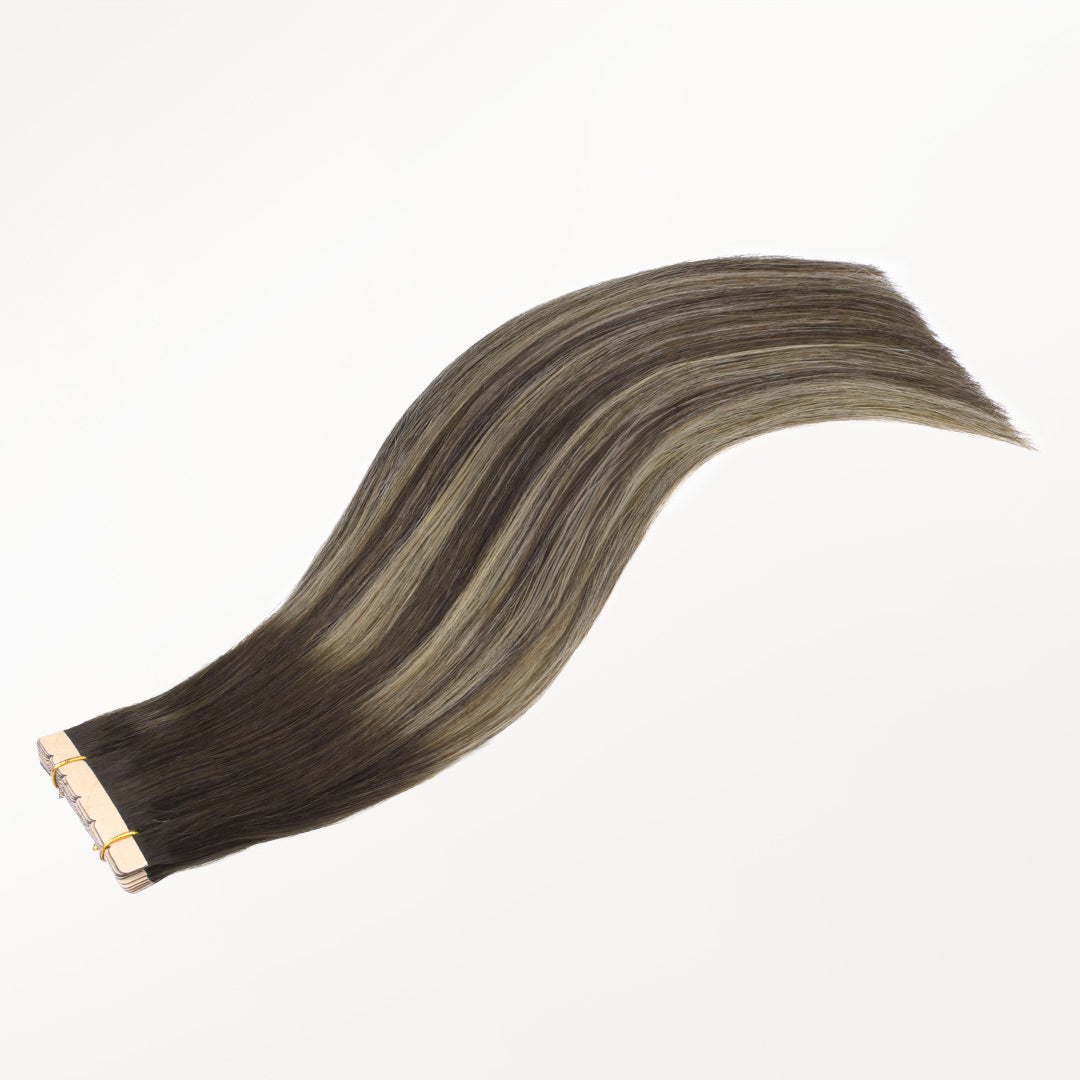 Honey Blonde Balayage (4/26/4) Mini Tape-Ins 40g_100% Remy Human Hair.