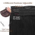 GOO GOO Pro Wire Hair Extension_100% Remy Human Hair.