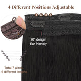 GOO GOO Pro Wire Hair Extension_100% Remy Human Hair.
