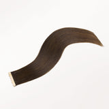 Chocolate Brown (4A) Mini Tape-Ins 40g_100% Remy Human Hair.