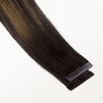 Dark Brown Balayage (2/6/2) Invisi Edge Tape-Ins 50g_100% Remy Human Hair.