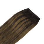 Dark Brown Balayage (2/6/2) Sew-In Weft Hair Extensions (80g-120g)_100% Remy Human Hair.