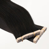 Natural Black (1B) Mini Tape-Ins 40g_100% Remy Human Hair.