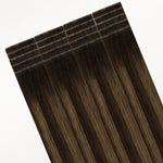 Dark Brown Balayage (2/6/2) Invisi Edge Tape-Ins 50g_100% Remy Human Hair.