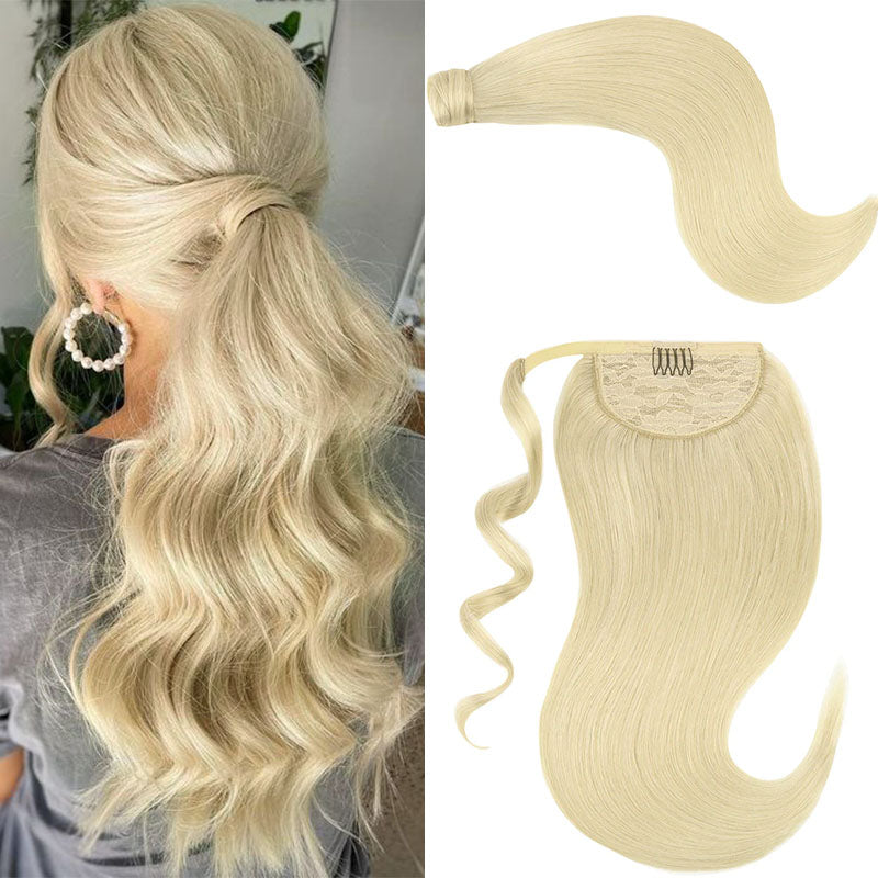 Human Hair Ponytail Extensions-sale_100% Remy Human Hair.
