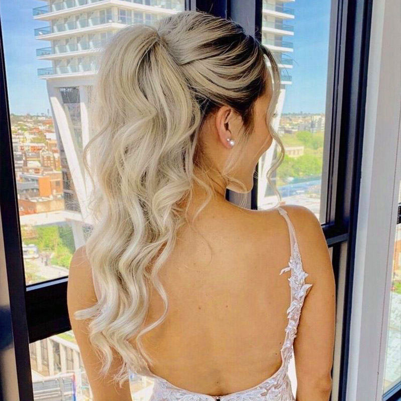 Human Hair Ponytail Extensions-sale_100% Remy Human Hair.