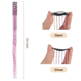 Hair Tinsel Clip In_100% Remy Human Hair.