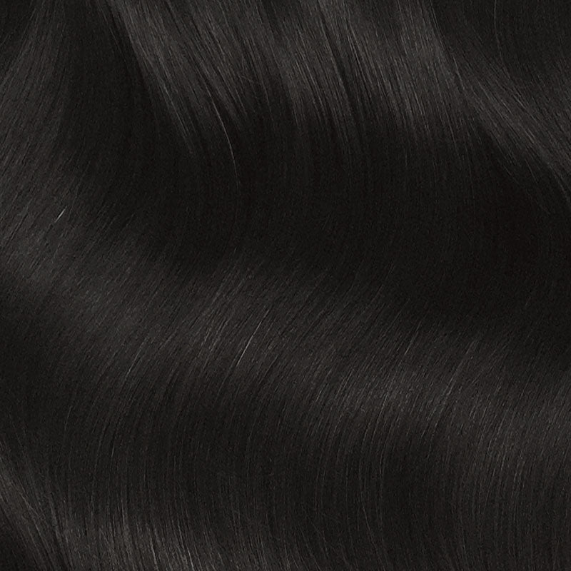 Tape-Ins Hair Extensions Black Tones_100% Remy Human Hair.