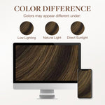 Chestnut Brown Balayage (2/6) Tape-Ins Set_100% Remy Human Hair.