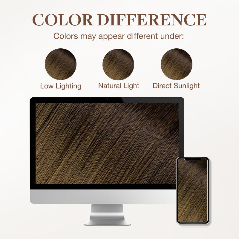 Chocolate Dip Color Melt (1D/2C/4E) Tape-Ins 50g_100% Remy Human Hair.