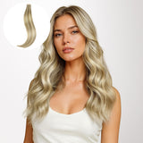 Light Blonde Highlights (16/22A) Tape-Ins 50g-100% Remy Human Hair.