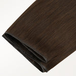 Chocolate Brown (4A) Genius Weft Hair Extensions (50-120g)_100% Remy Human Hair.