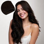 Dark Brown (2) Genius Weft Hair Extensions (50-120g)_100% Remy Human Hair.