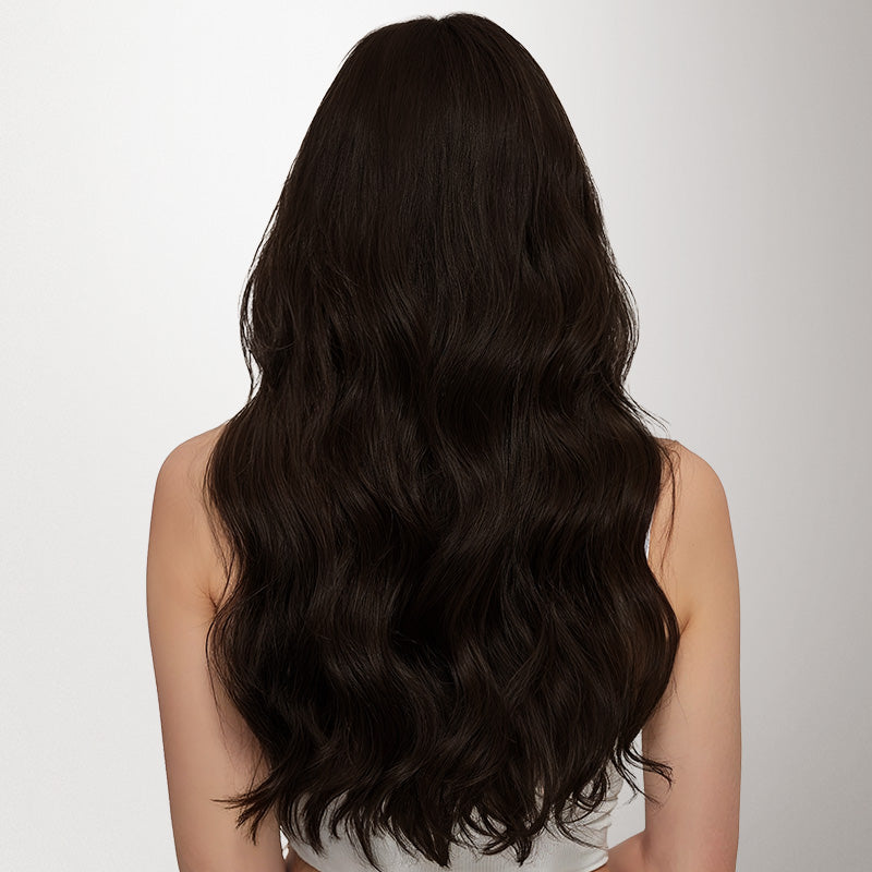 Dark Brown (2) Genius Weft Hair Extensions (50-120g)_100% Remy Human Hair.