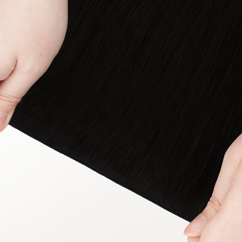 Jet Black (1) Genius Weft Hair Extensions (50-120g)_100% Remy Human Hair.