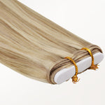 Light Blonde Highlights (16/22A) Genius Weft Hair Extensions (50-120g)_100% Remy Human Hair.