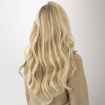 Light Blonde Highlights (16/22A) Genius Weft Hair Extensions (50-120g)_100% Remy Human Hair.