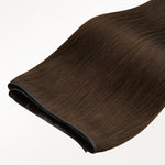 Chocolate Brown (4A) Genius Weft Hair Extensions (50-120g)_100% Remy Human Hair.