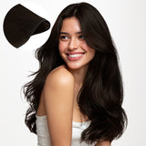 Dark Brown (2) Genius Weft Hair Extensions (50-120g)_100% Remy Human Hair.