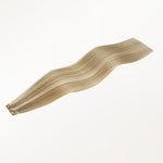 Light Blonde Highlights (16/22A) Genius Weft Hair Extensions (50-120g)_100% Remy Human Hair.