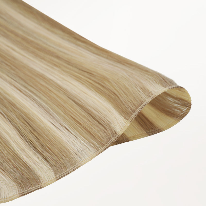 Light Blonde Highlights (16/22A) Genius Weft Hair Extensions (50-120g)_100% Remy Human Hair.
