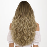 Bleach Blonde Balayage (3/8/613) Genius Weft Hair Extensions (50-120g)
